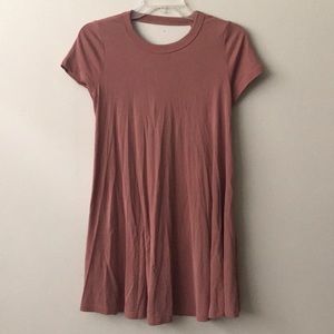 🌸Boutique Dark Blush T-Shirt Dress🌸